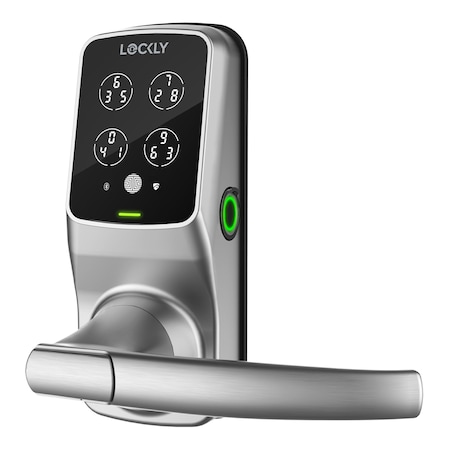 Lockly Secure Plus Latch Edition, Satin Nickel PGD628FSN